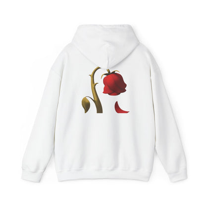 Rose Hoodie Sweatshirt - Artwork by Zevant